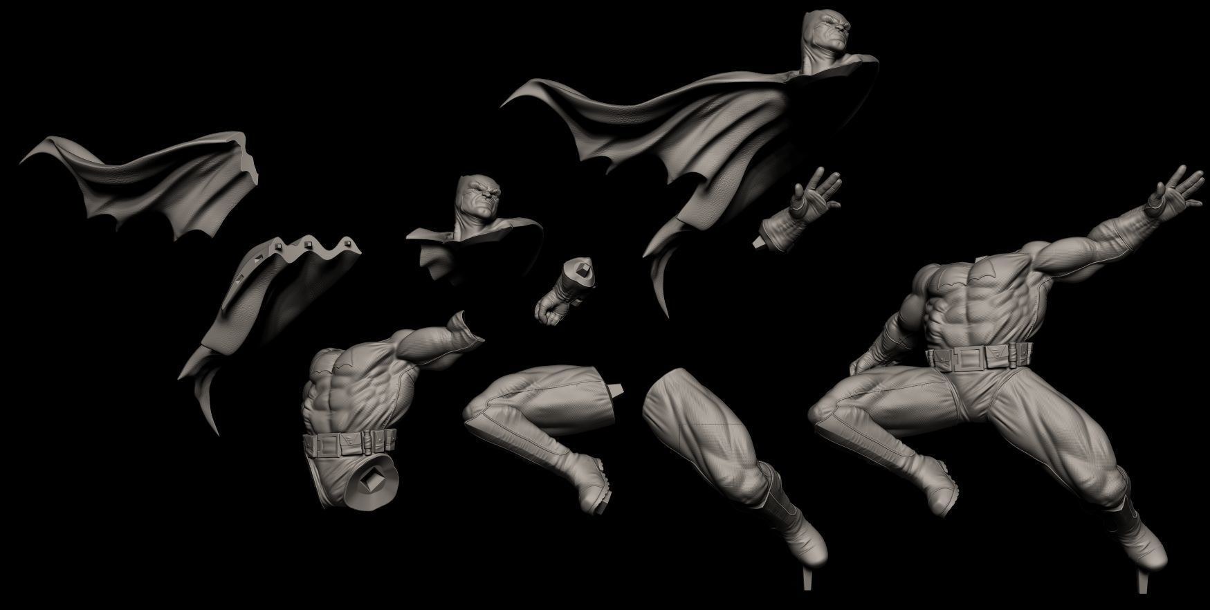 Fan art - Dark Knight Returns - FULL Diorama 3D print model_11