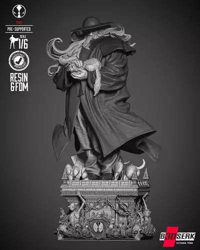 B3DSERK Cogliostro Sculpture 3D print model