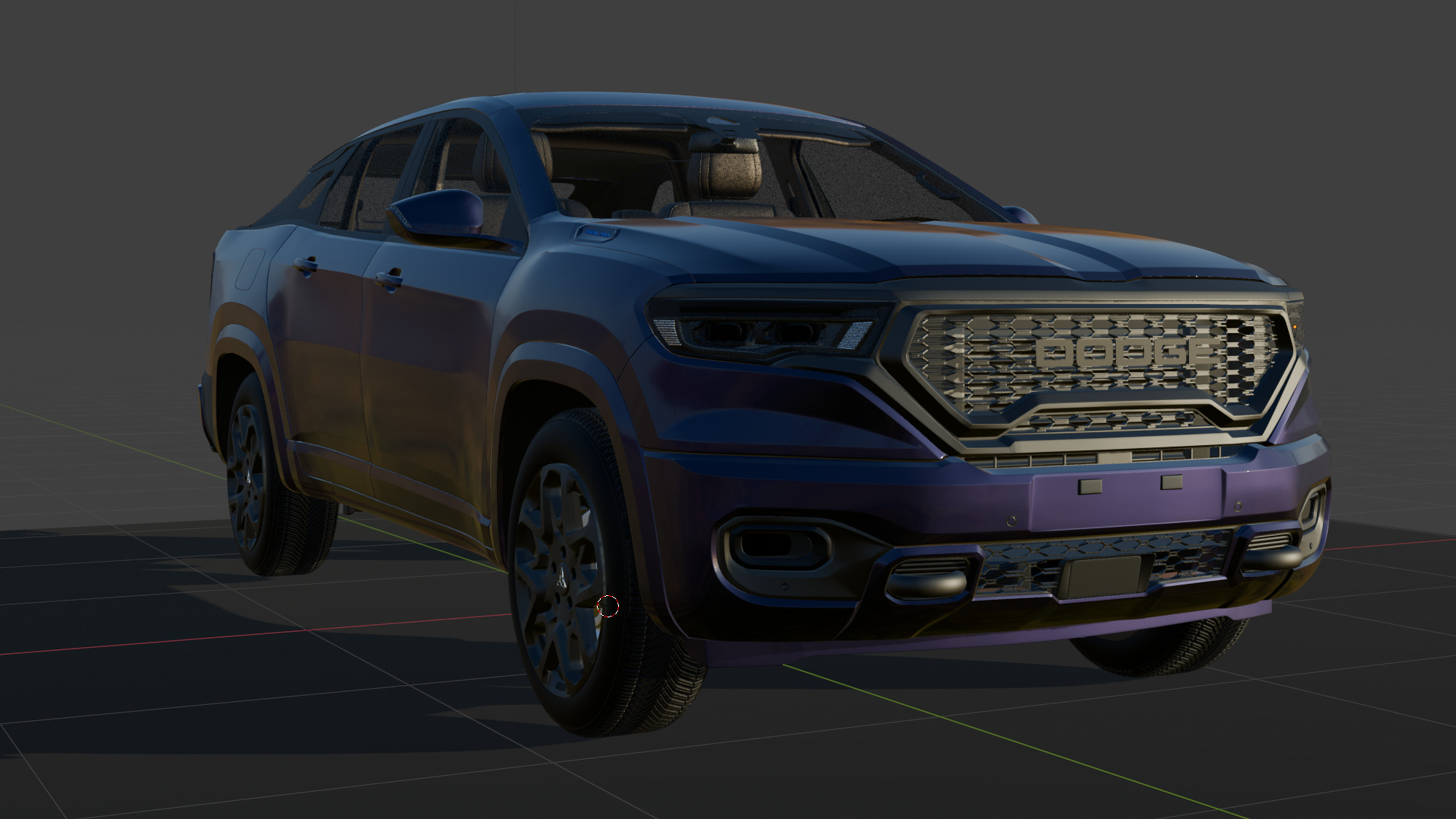 2026 Dodge Conquest RT Hybrid Free 3D model_8