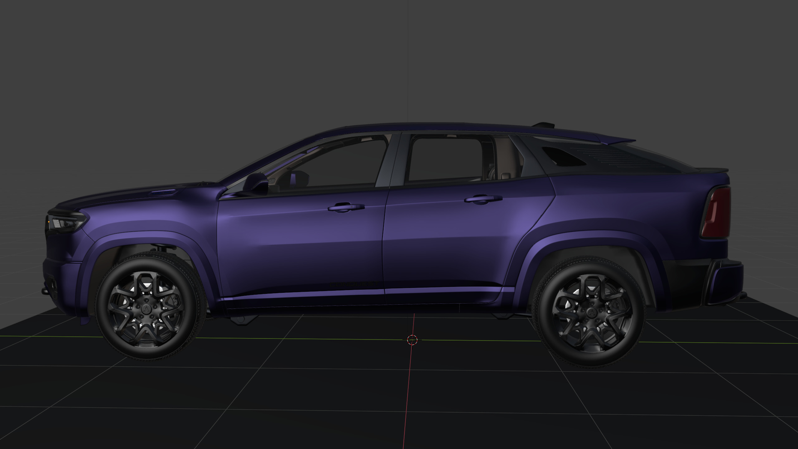 2026 Dodge Conquest RT Hybrid Free 3D model_11