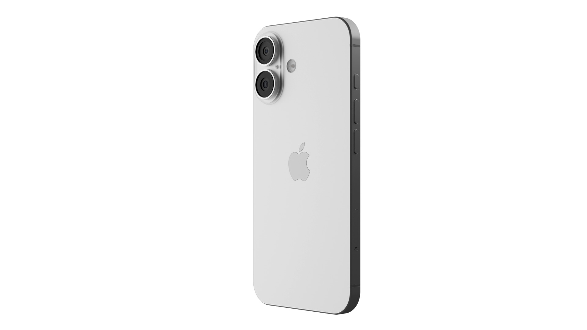 Apple iPhone 16 White 3D model_2