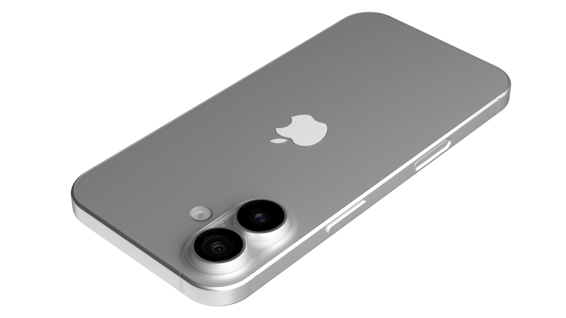 Apple iPhone 16 White 3D model_10