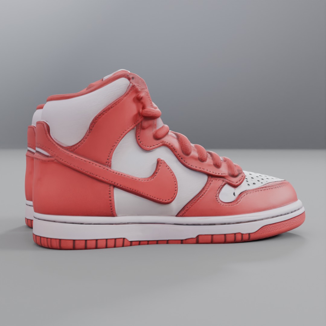 nike sneakers 3D model_1