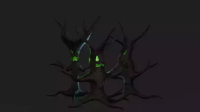 Helloween Spooky Trees 