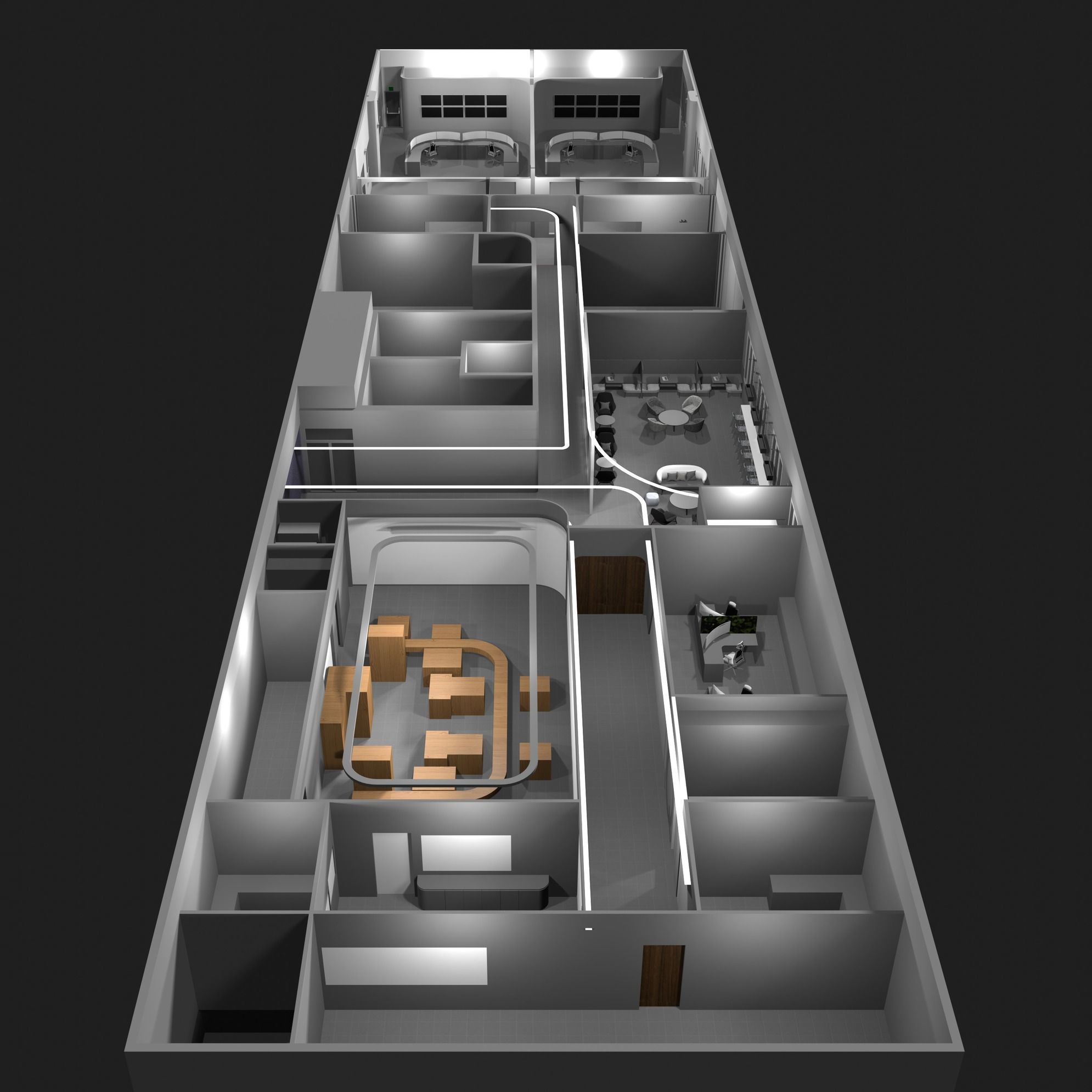 Showroom and office plan 24ZZ02 3D model_4