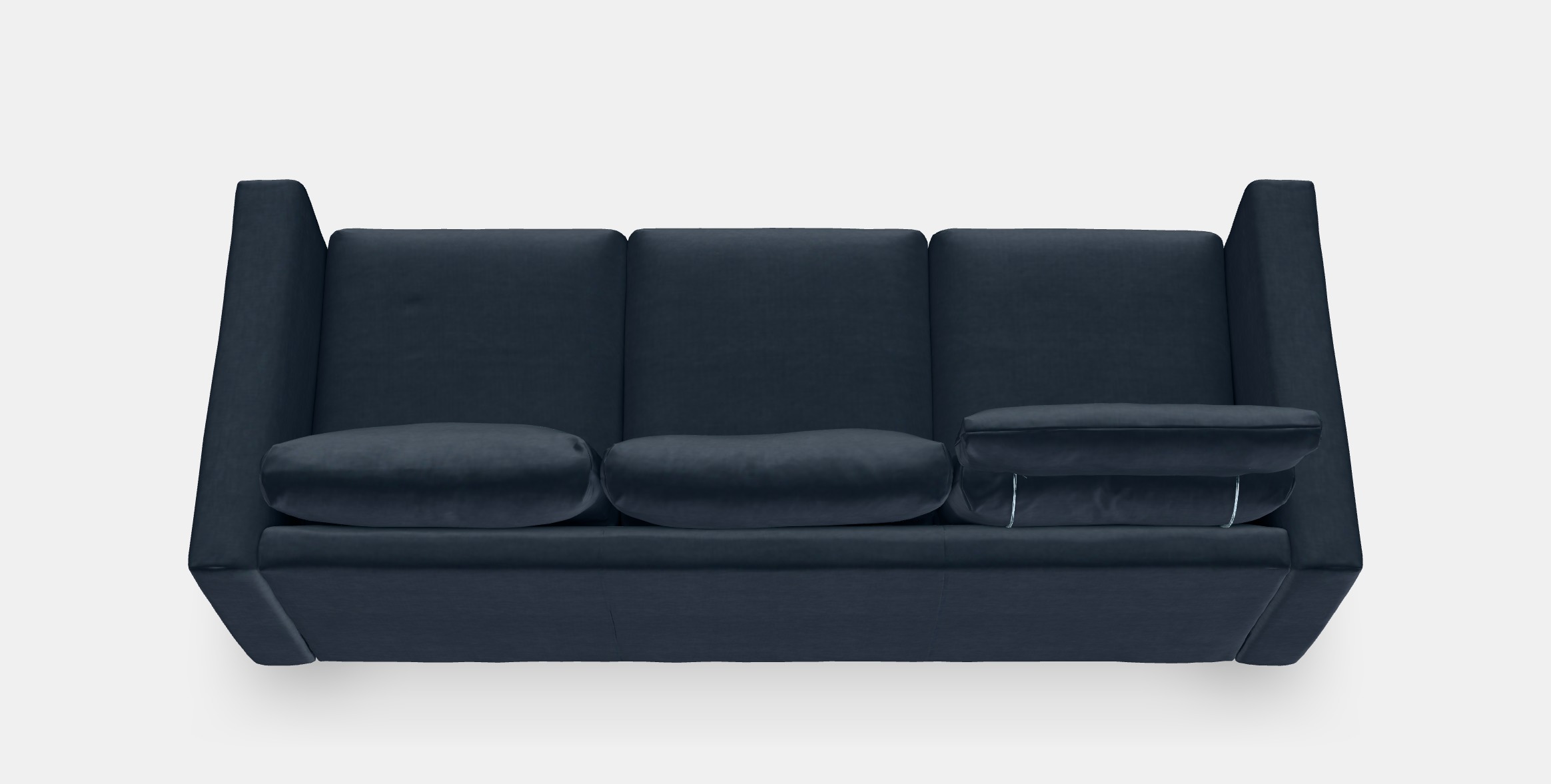 VIMLE 3-seat sofa 27 Low-poly 3D model_4