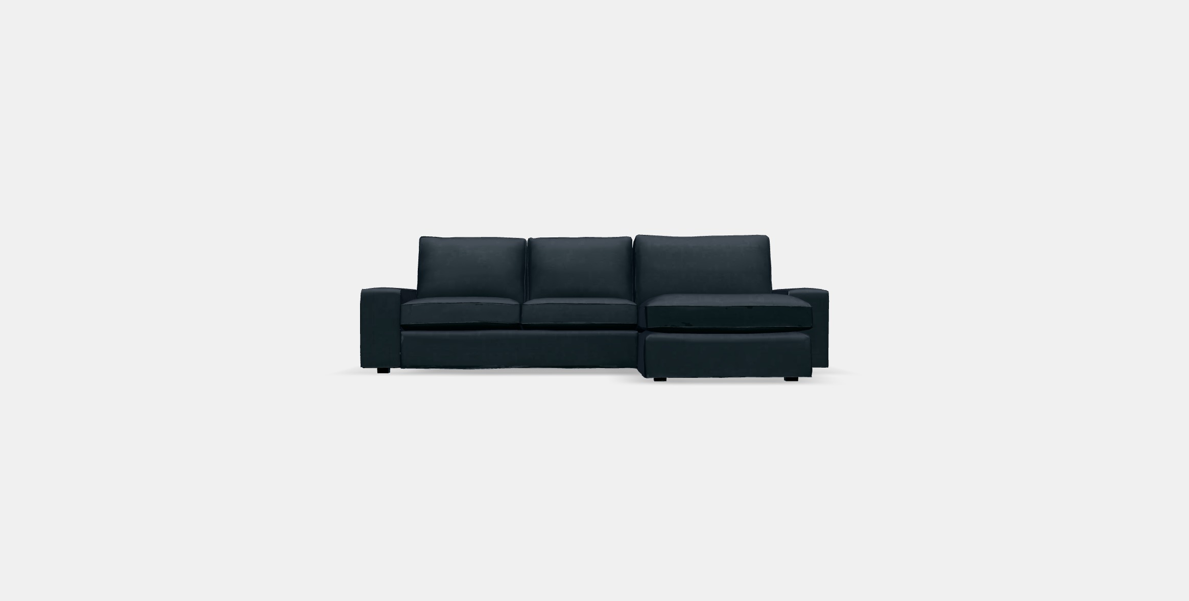 KIVIK 3-seat sofa with chaise longue 2 Low-poly 3D model_9