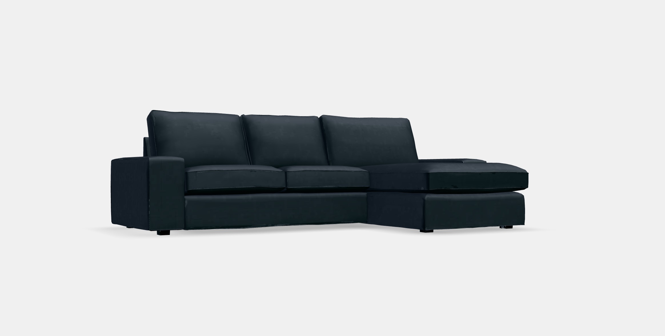 KIVIK 3-seat sofa with chaise longue 2 Low-poly 3D model_8