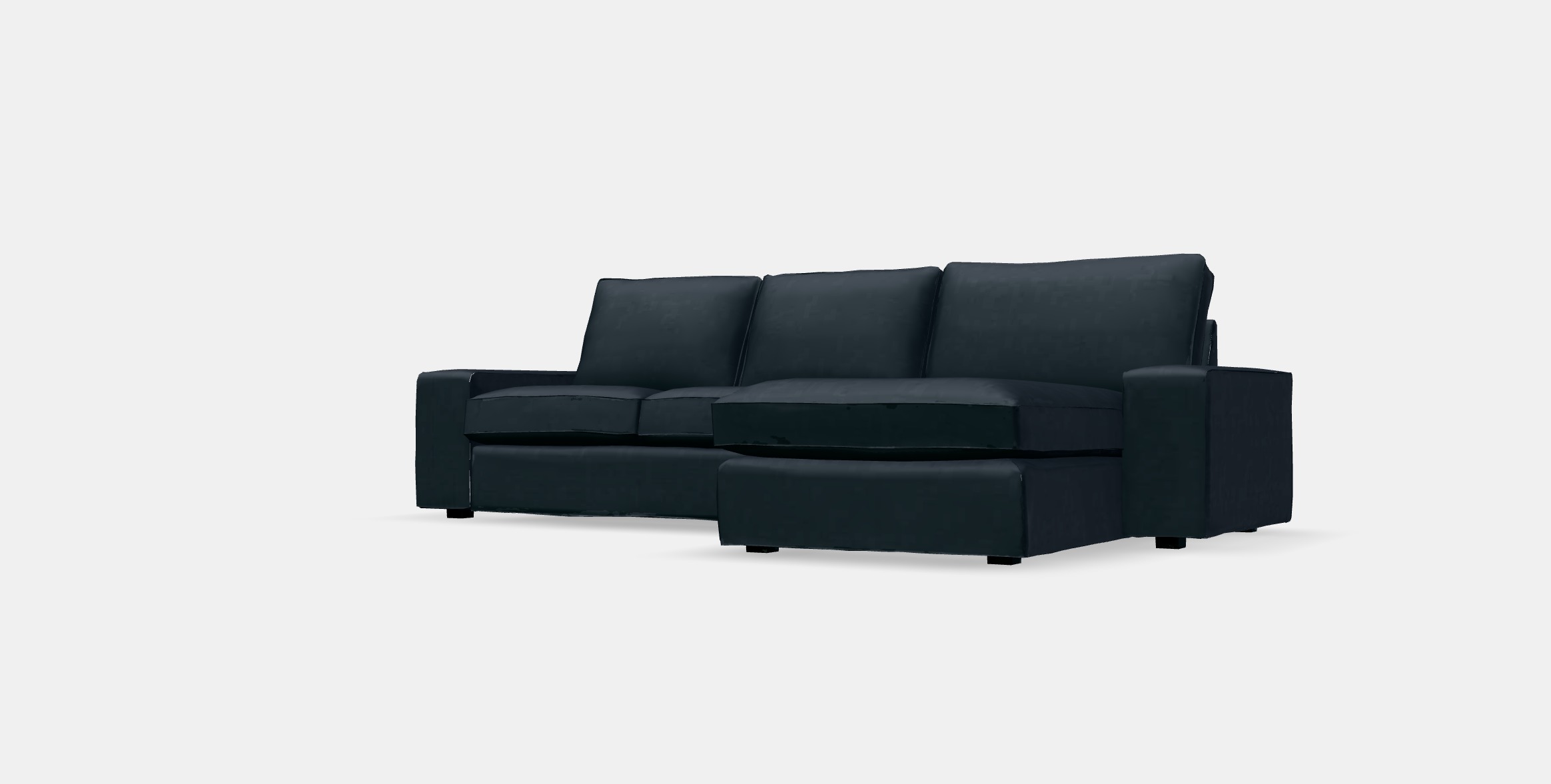 KIVIK 3-seat sofa with chaise longue 2 Low-poly 3D model_11