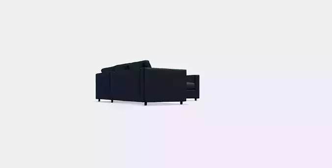 VIMLE Corner sofa 4-seat 4 Low-poly 3D model