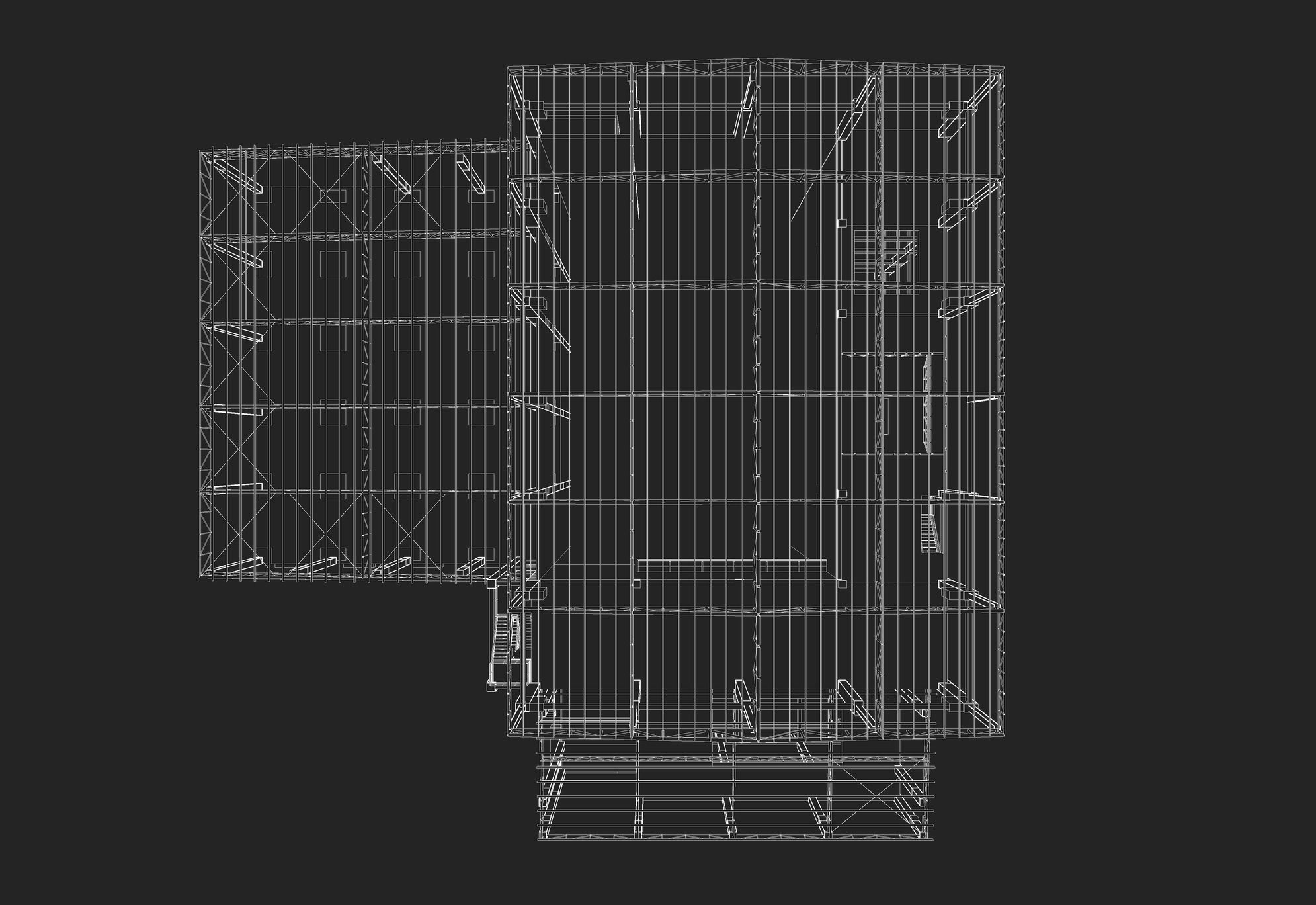 Factory structure by REVIT 24R06 3D model_9