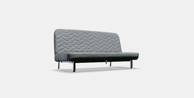 NYHAMN 3-seat sofa-bed 1 Low-poly 3D model 3
