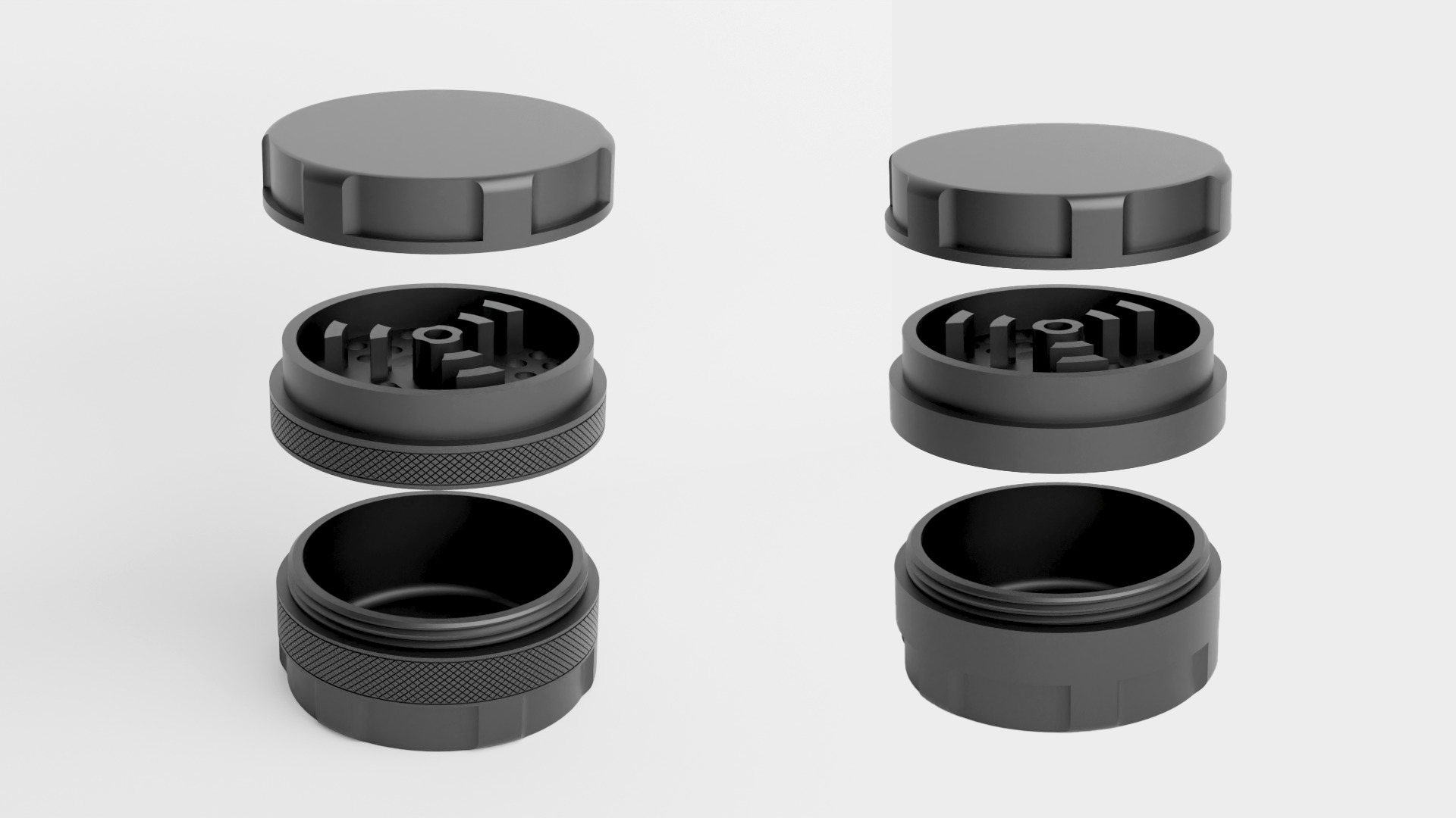 Herb Grinder - 3d printable grinder model 3D print model_2