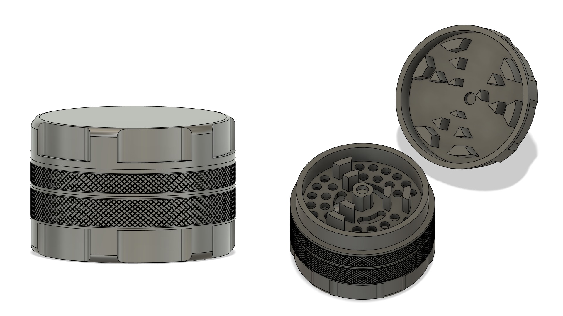 Herb Grinder - 3d printable grinder model 3D print model_1