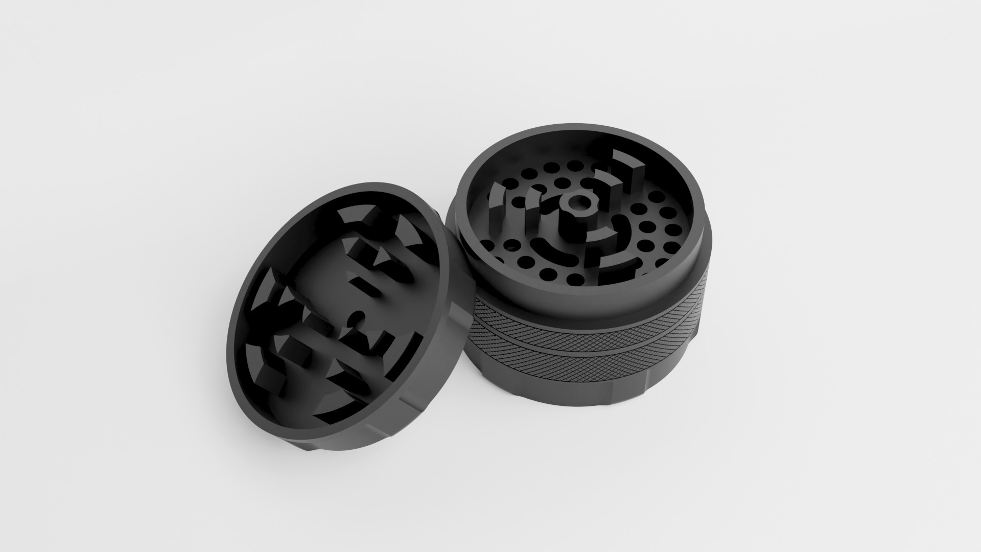 Herb Grinder - 3d printable grinder model 3D print model_3