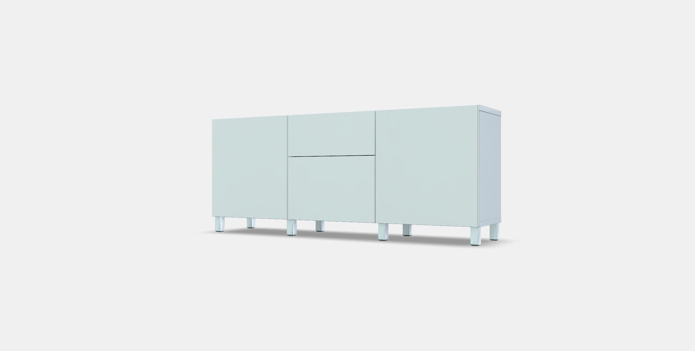 BESTA Storage combination with drawers 9 Low-poly 3D model_12