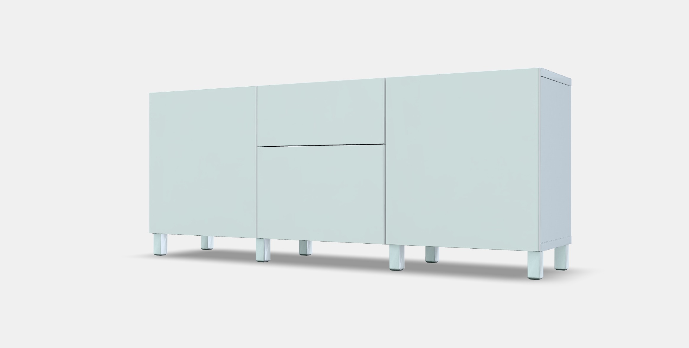 BESTA Storage combination with drawers 9 Low-poly 3D model_13