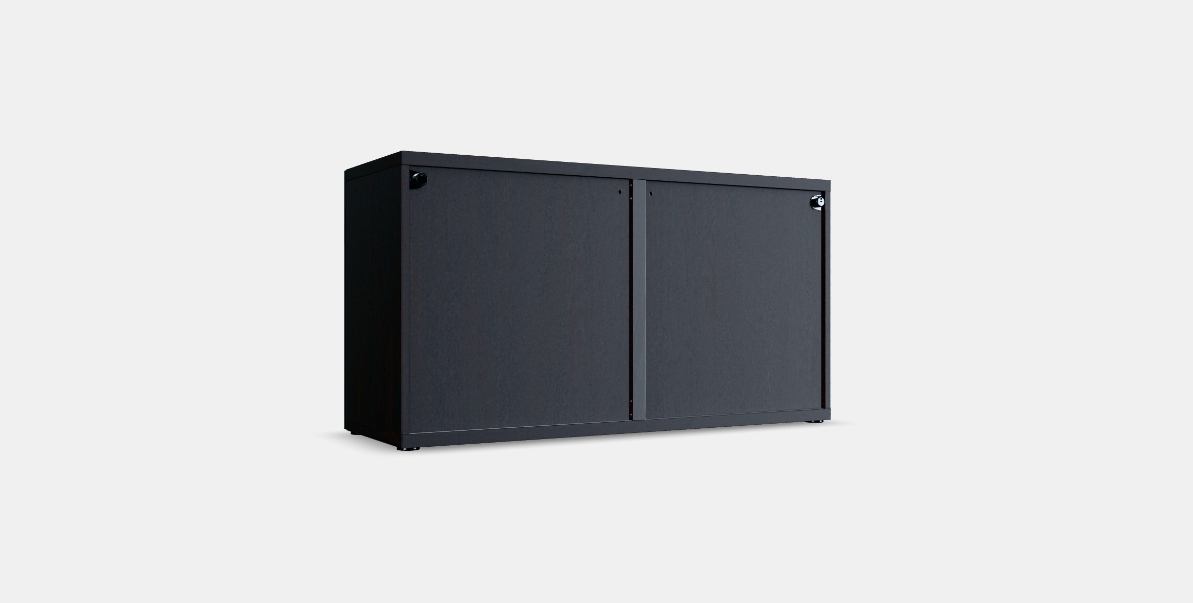 BESTA Shelf unit with glass doors 5 Low-poly 3D model_16