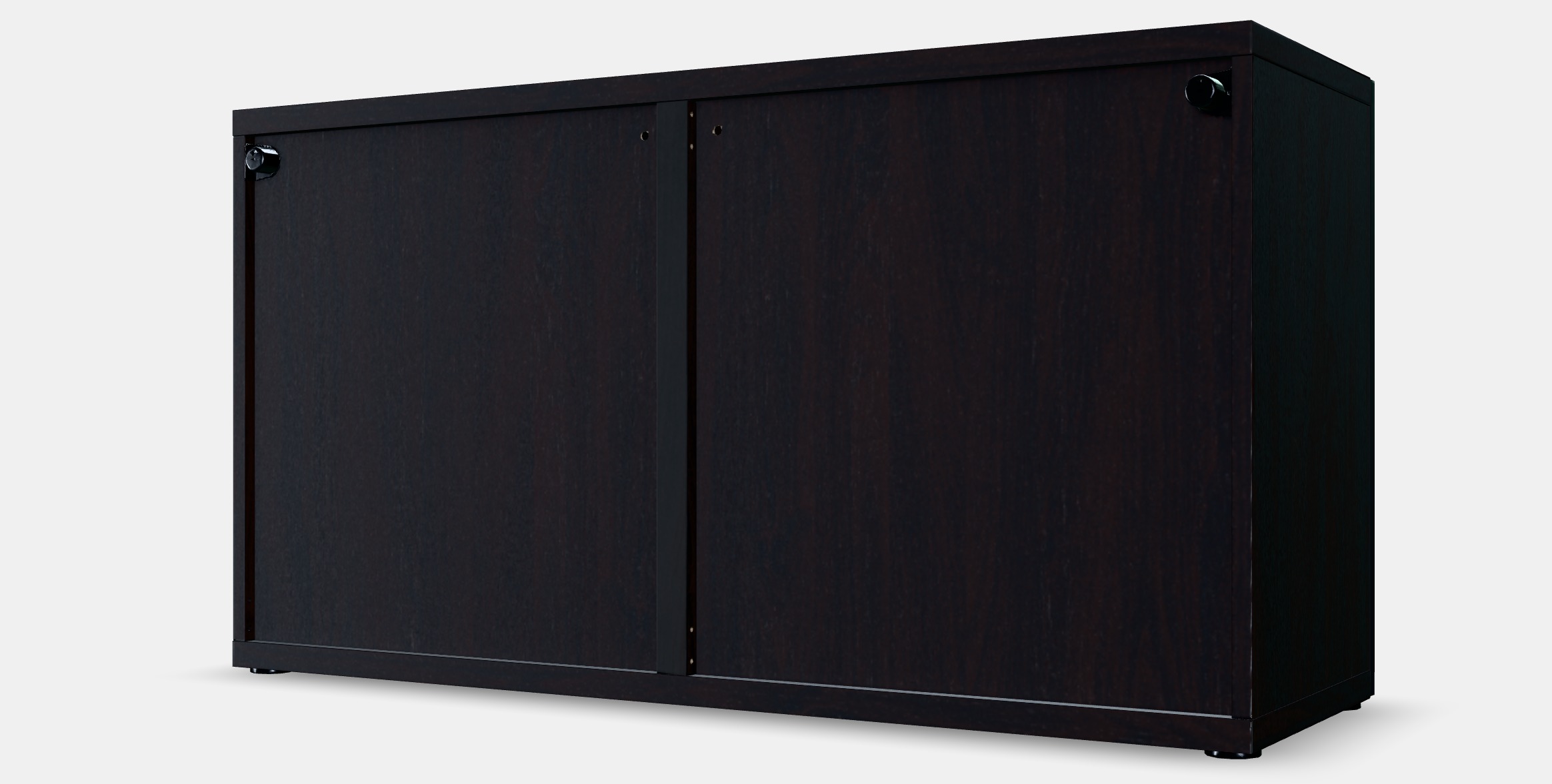 BESTA Shelf unit with glass doors 5 Low-poly 3D model_6