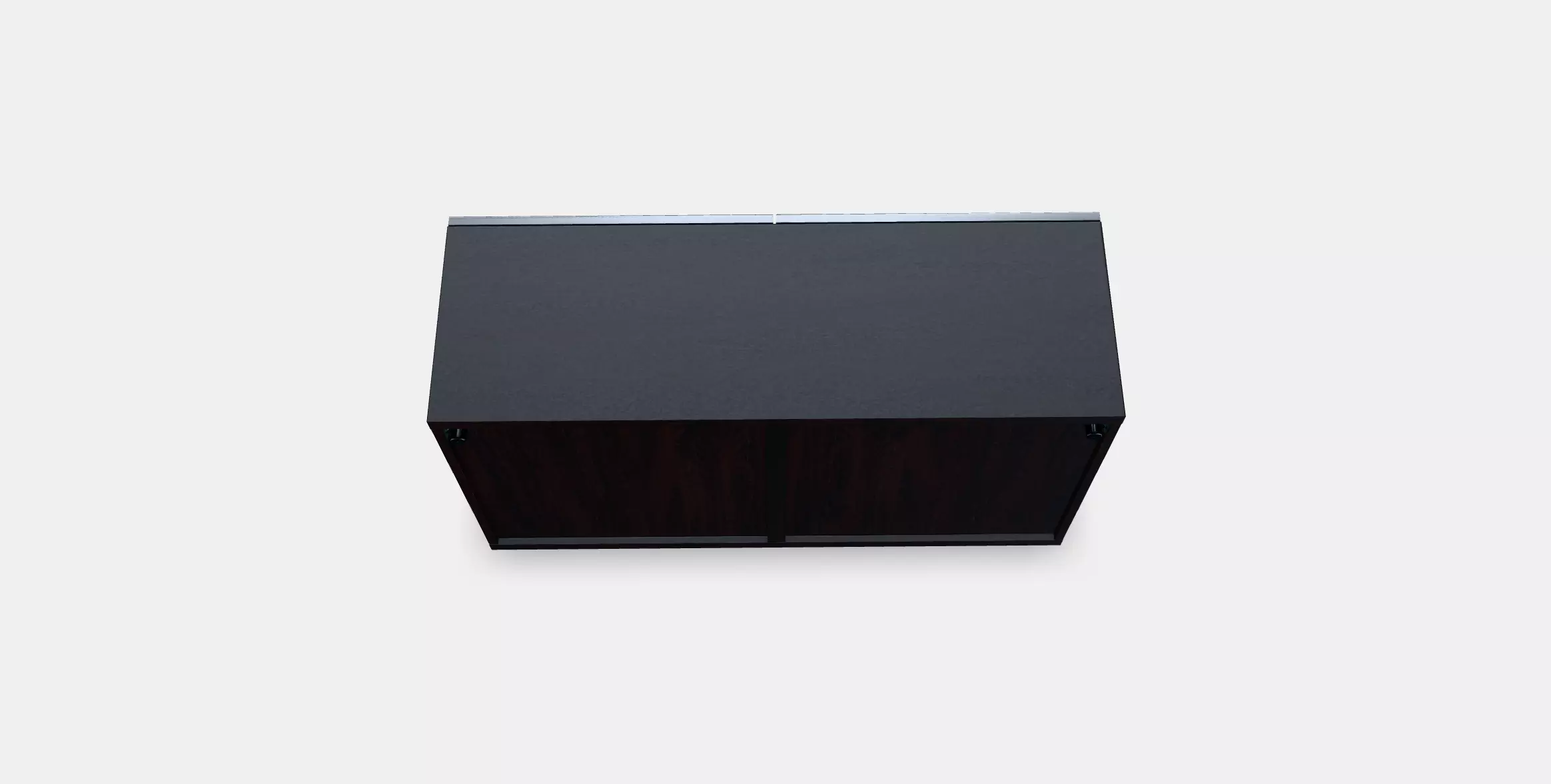 BESTA Shelf unit with glass doors 5 Low-poly 3D model_0