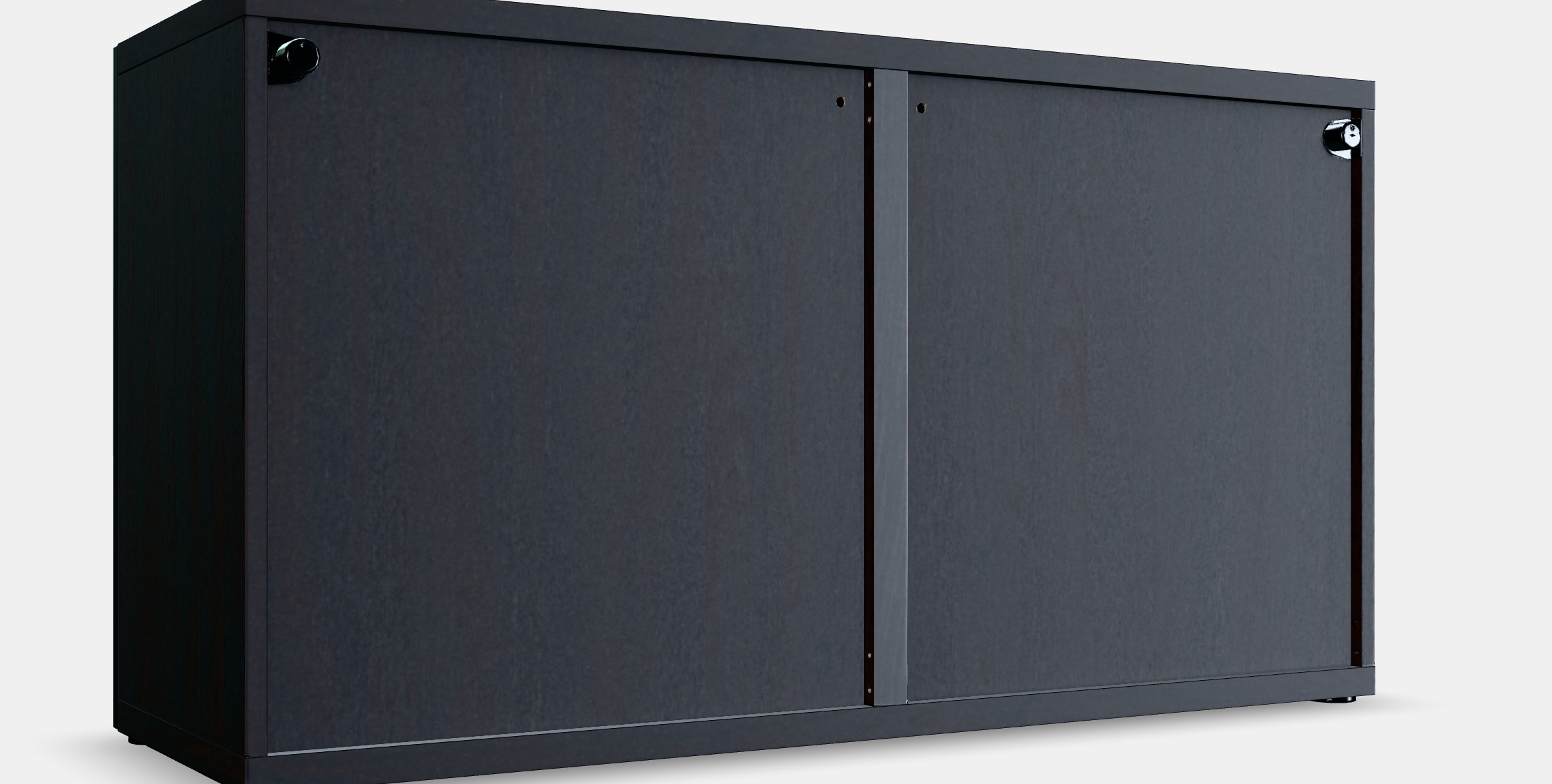 BESTA Shelf unit with glass doors 5 Low-poly 3D model_7