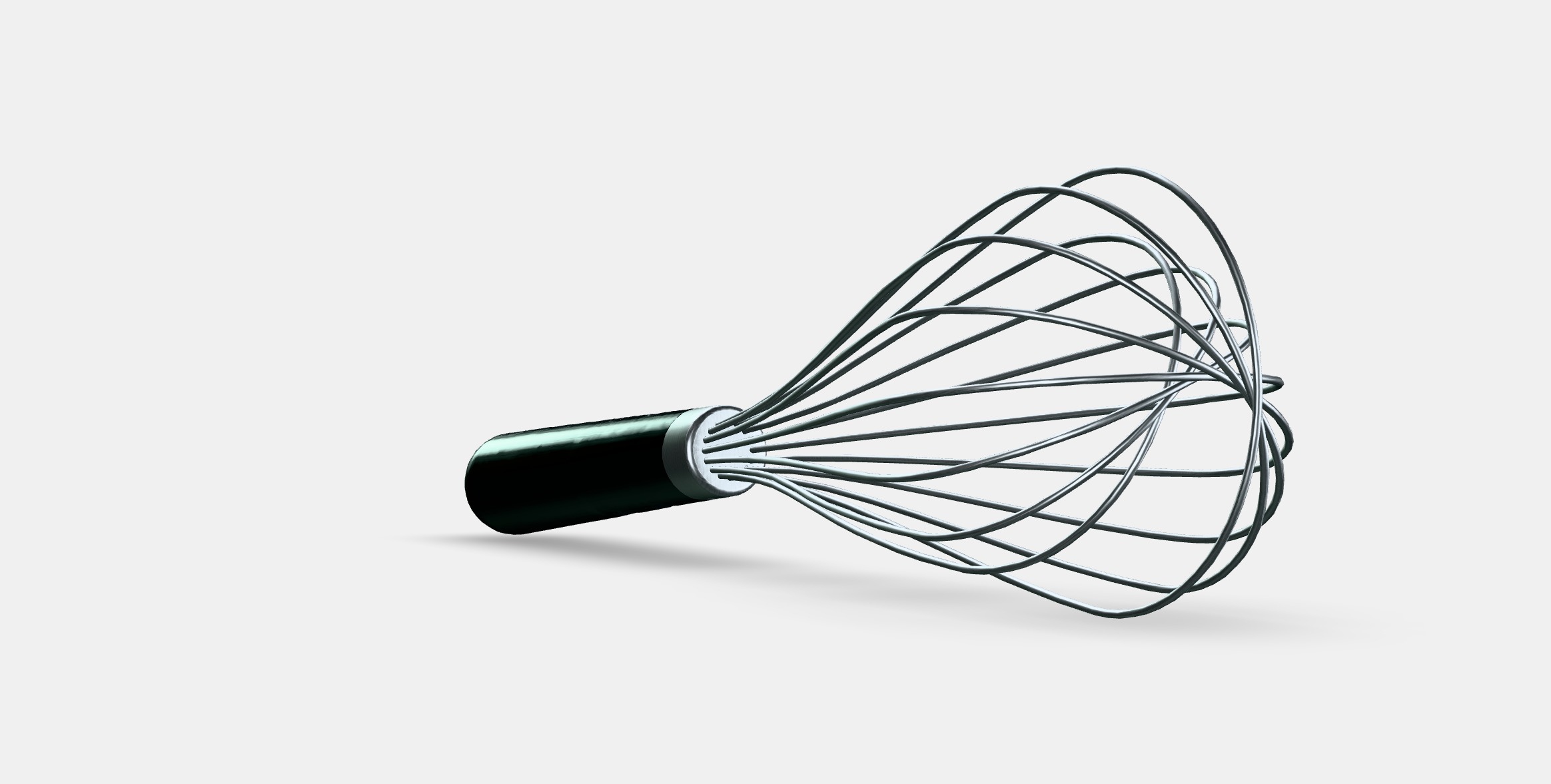 VARDAGEN Balloon whisk Low-poly 3D model_2