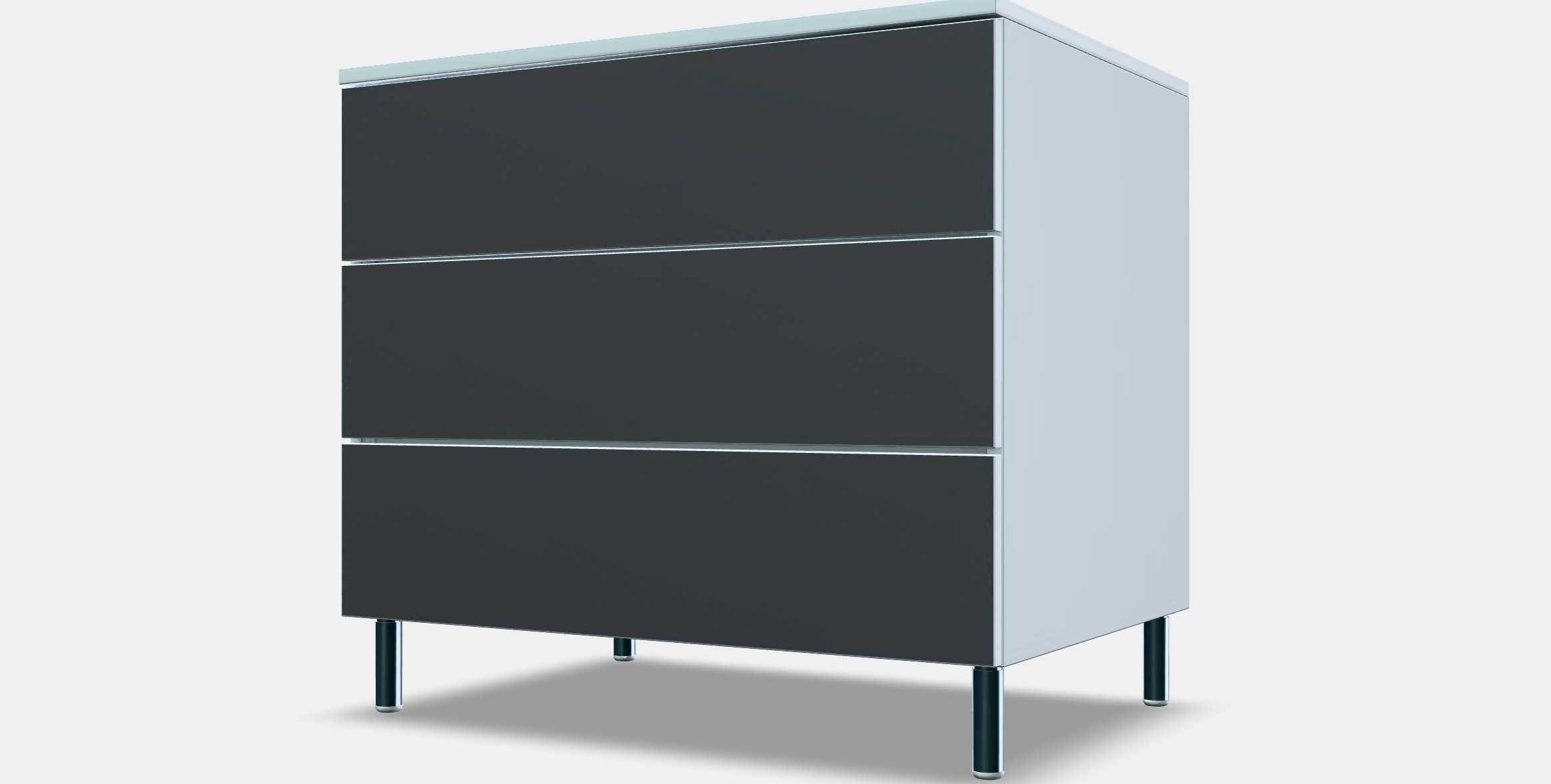 PLATSA Chest of 3 drawers 7 Low-poly 3D model_13