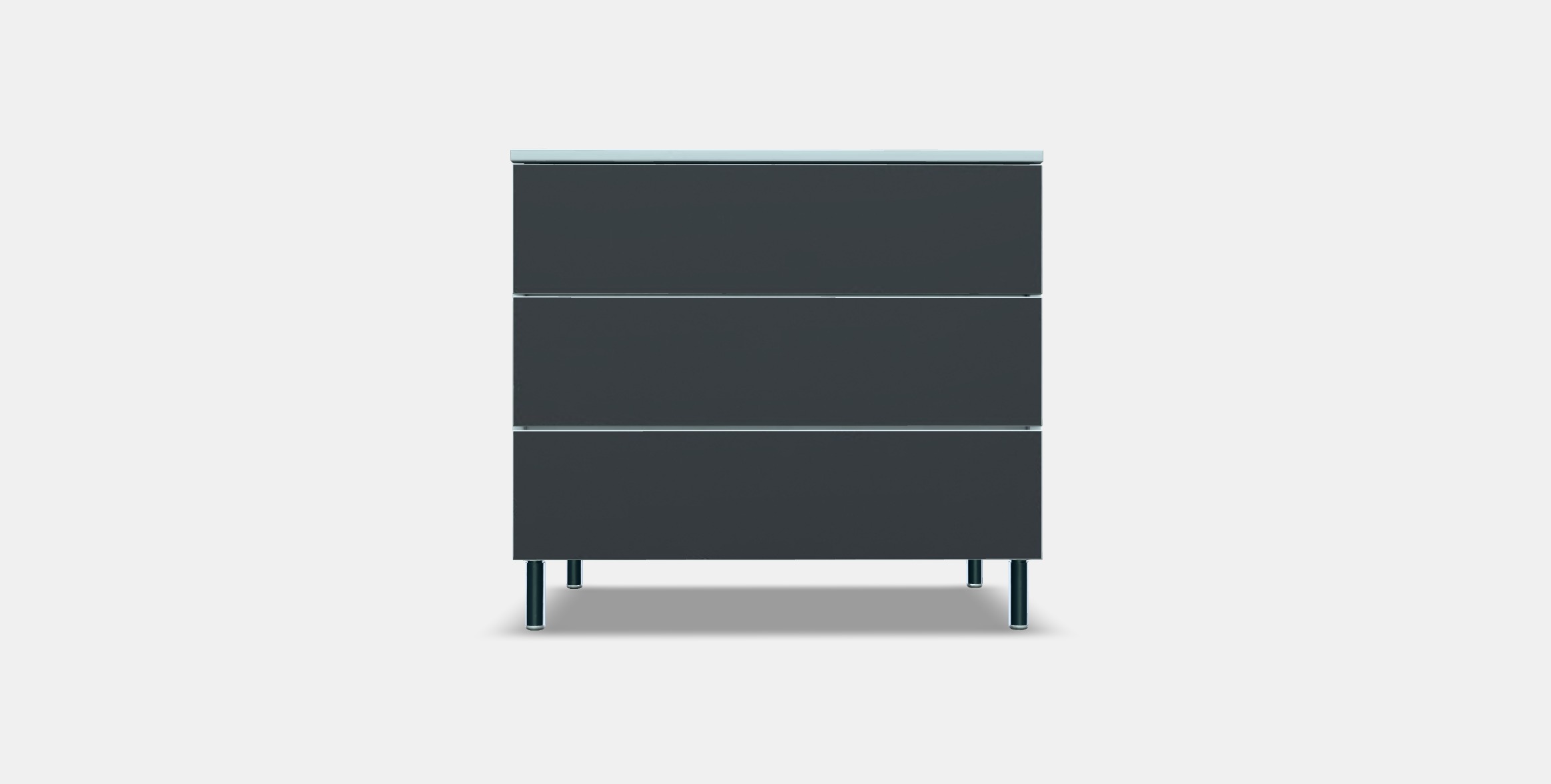 PLATSA Chest of 3 drawers 7 Low-poly 3D model_10