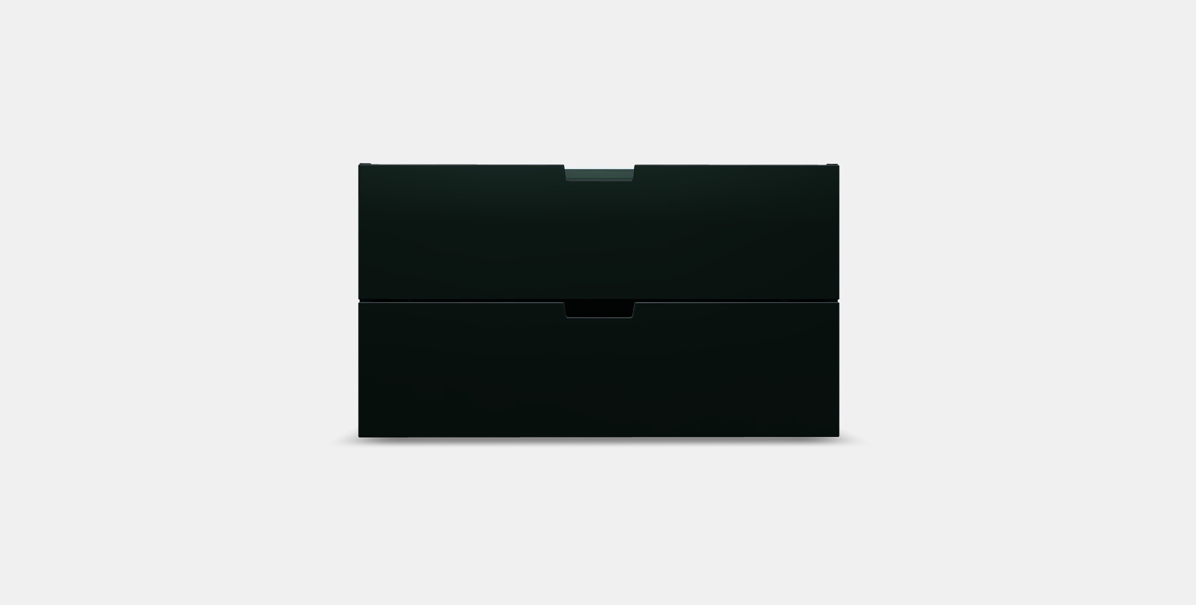 NORDLI Modular chest of 2 drawers 5 Low-poly 3D model_10