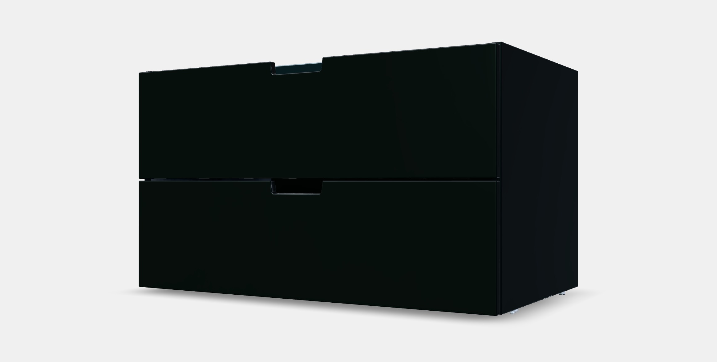NORDLI Modular chest of 2 drawers 5 Low-poly 3D model_13