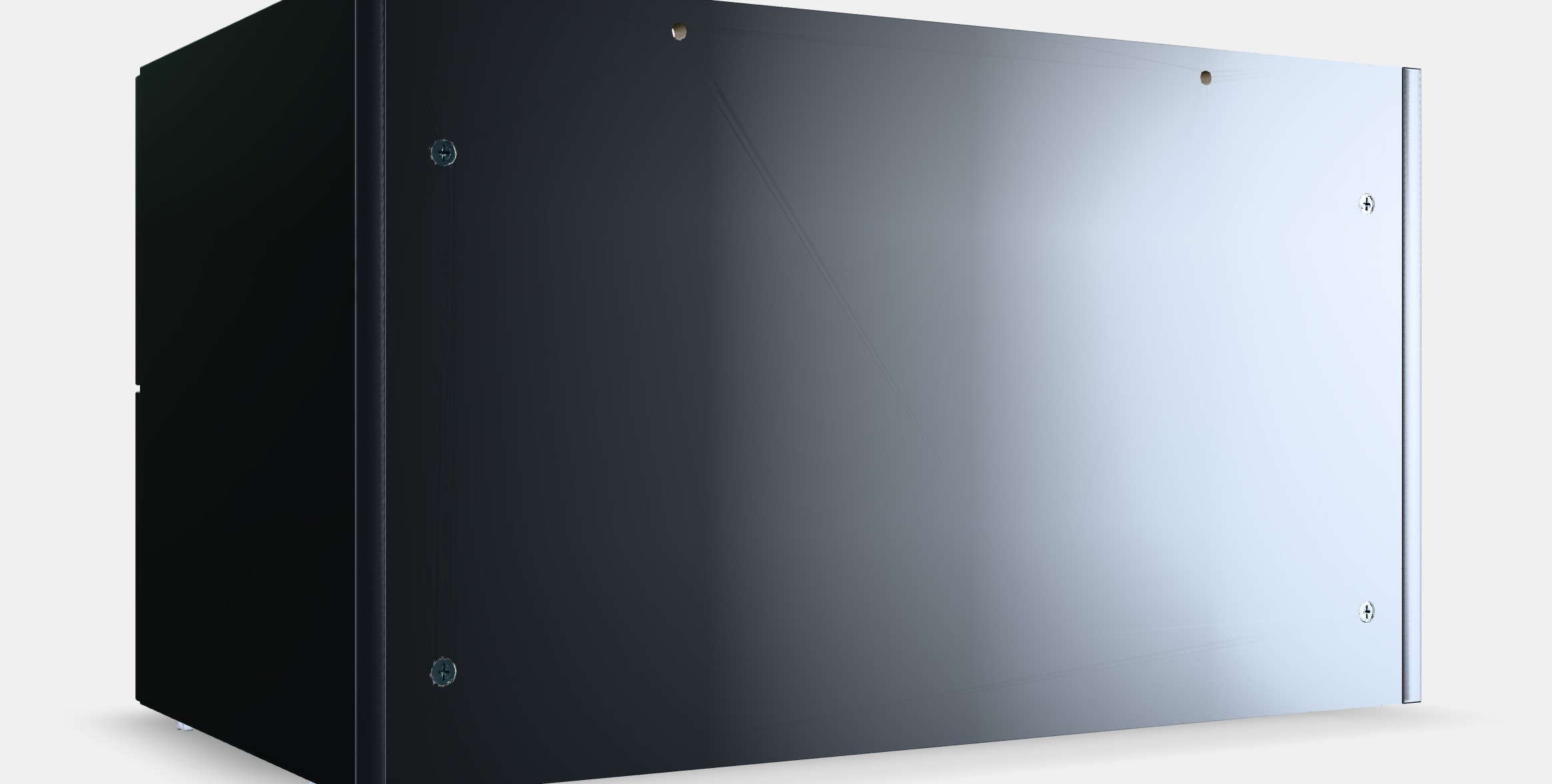 NORDLI Modular chest of 2 drawers 5 Low-poly 3D model_2