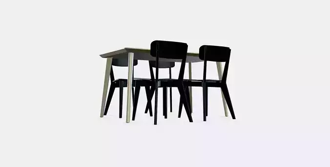 LISABO - LISABO Table and 4 chairs 1