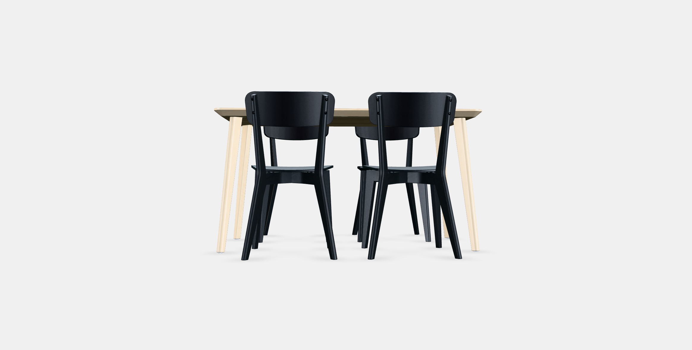 LISABO - LISABO Table and 4 chairs 1 Low-poly 3D model_14