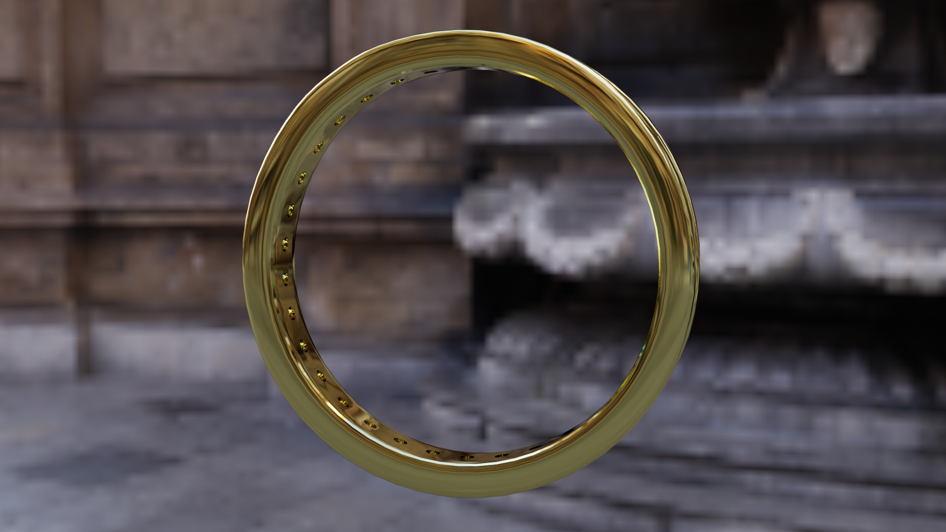 Diamond Bracelet High Jewelry blend mtl stl obj 3D print model 3D print model_9