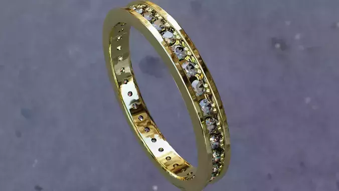  Diamond Bracelet  High Jewelry blend mtl stl obj 3D print model