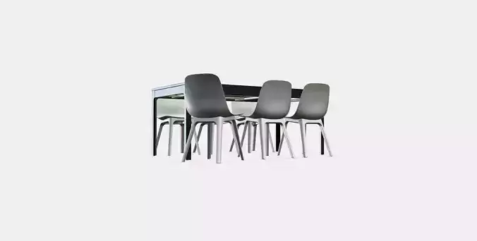 EKEDALEN - ODGER Table and 6 chairs