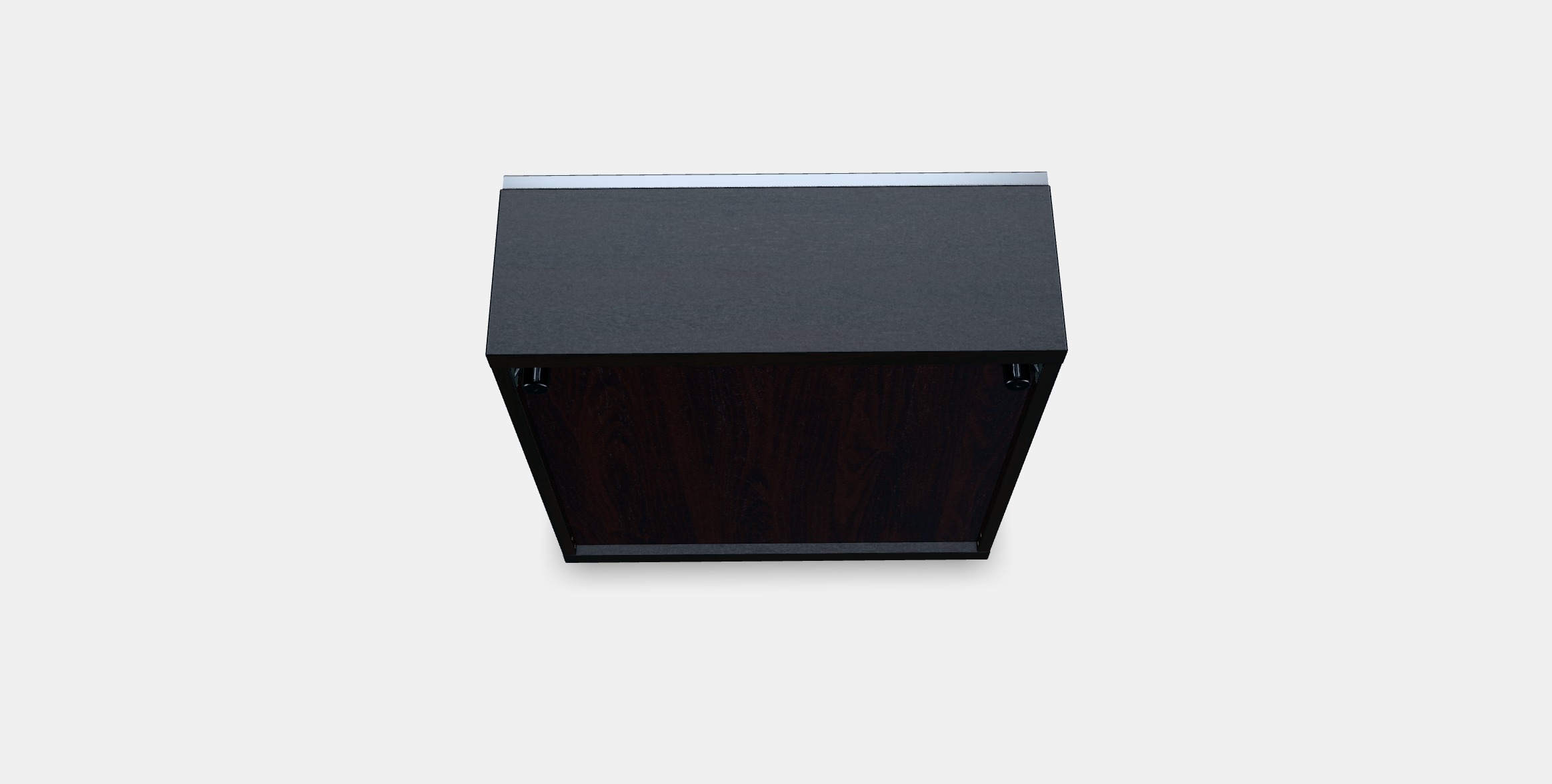 BESTA Shelf unit with glass door 21 Low-poly 3D model_2