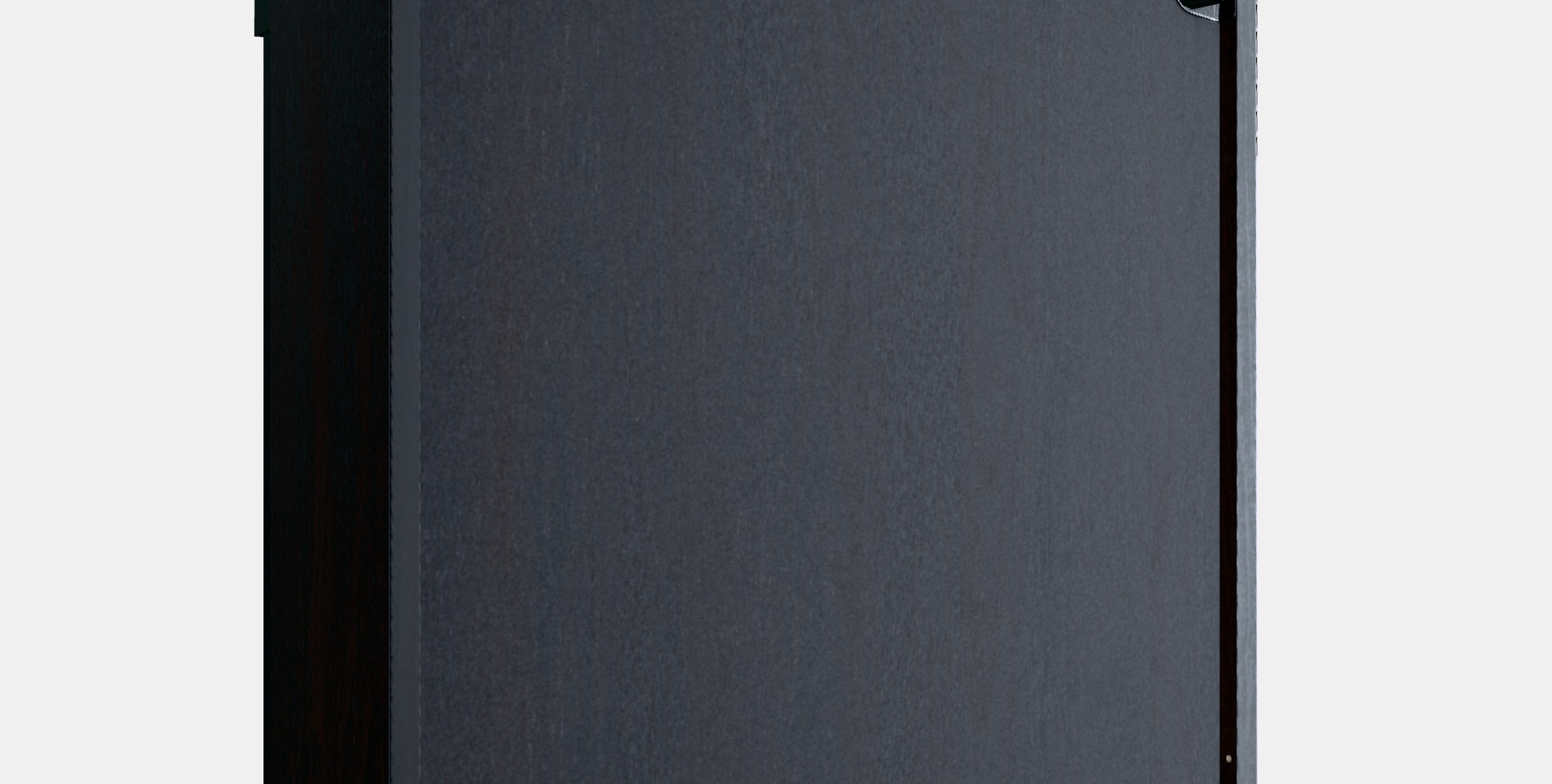 BESTA Shelf unit with glass door 21 Low-poly 3D model_11