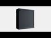 BESTA Shelf unit with glass door 21 Low-poly 3D model_1