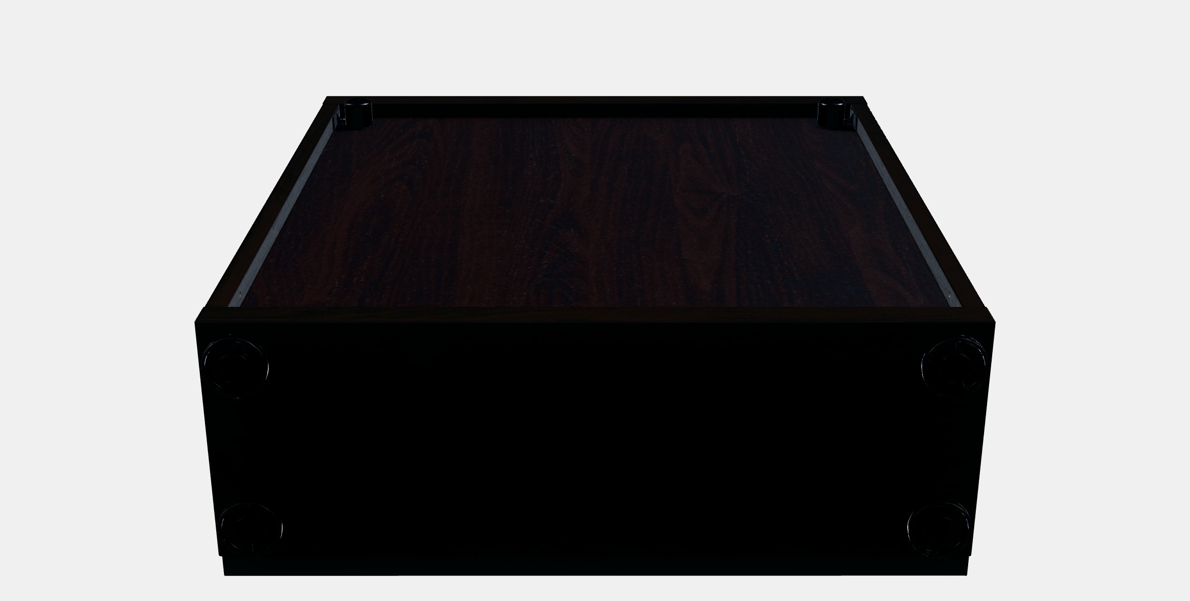 BESTA Shelf unit with glass door 21 Low-poly 3D model_5