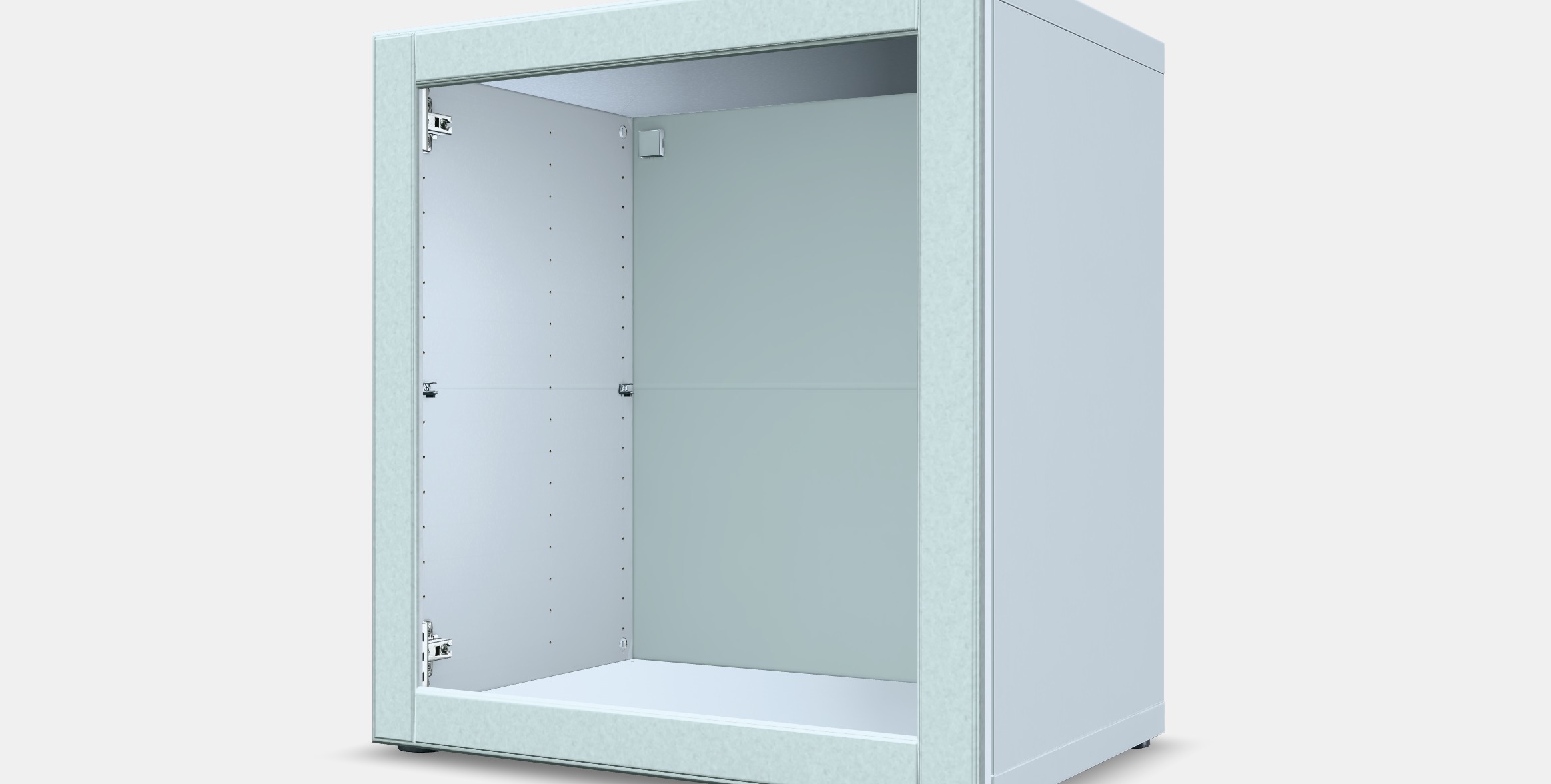 BESTA Shelf unit with door 50 Low-poly 3D model_13