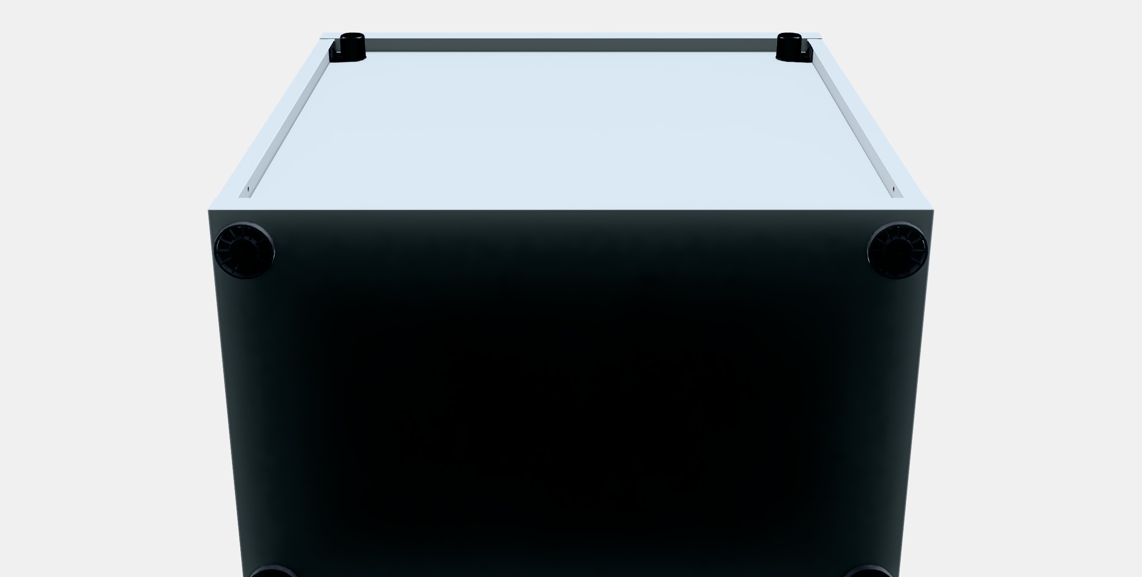 BESTA Shelf unit with door 50 Low-poly 3D model_8