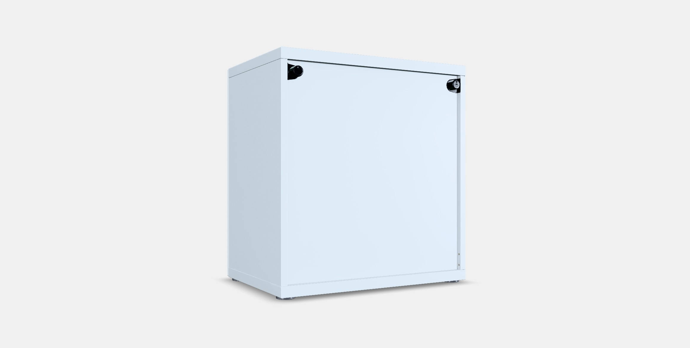 BESTA Shelf unit with door 50 Low-poly 3D model_16