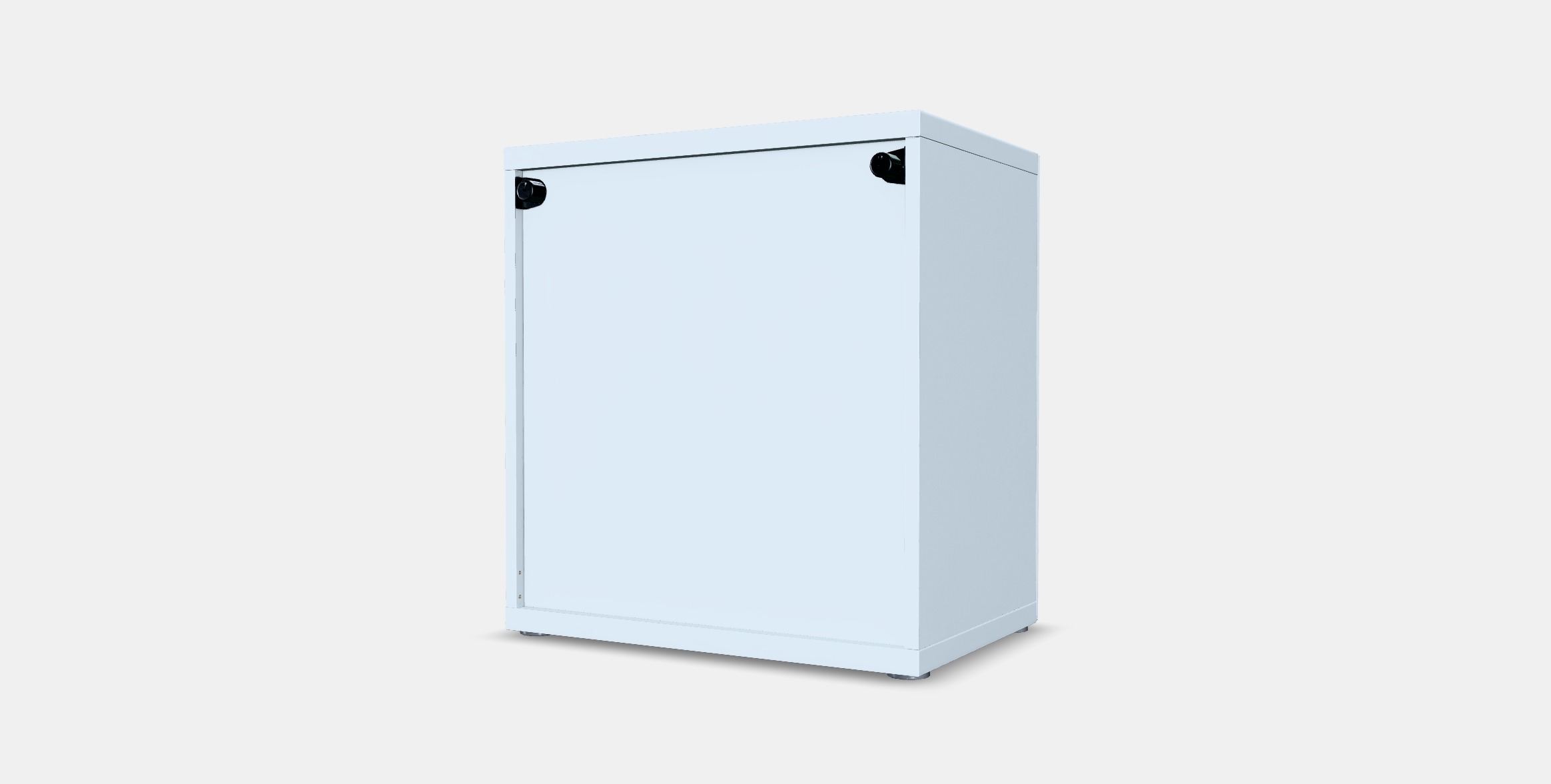BESTA Shelf unit with door 50 Low-poly 3D model_5