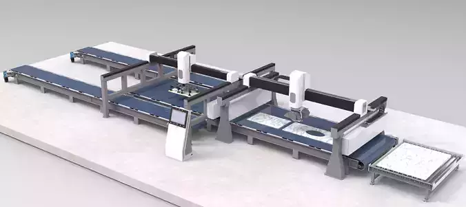 Industrial 5-Axis CNC Bridge Router