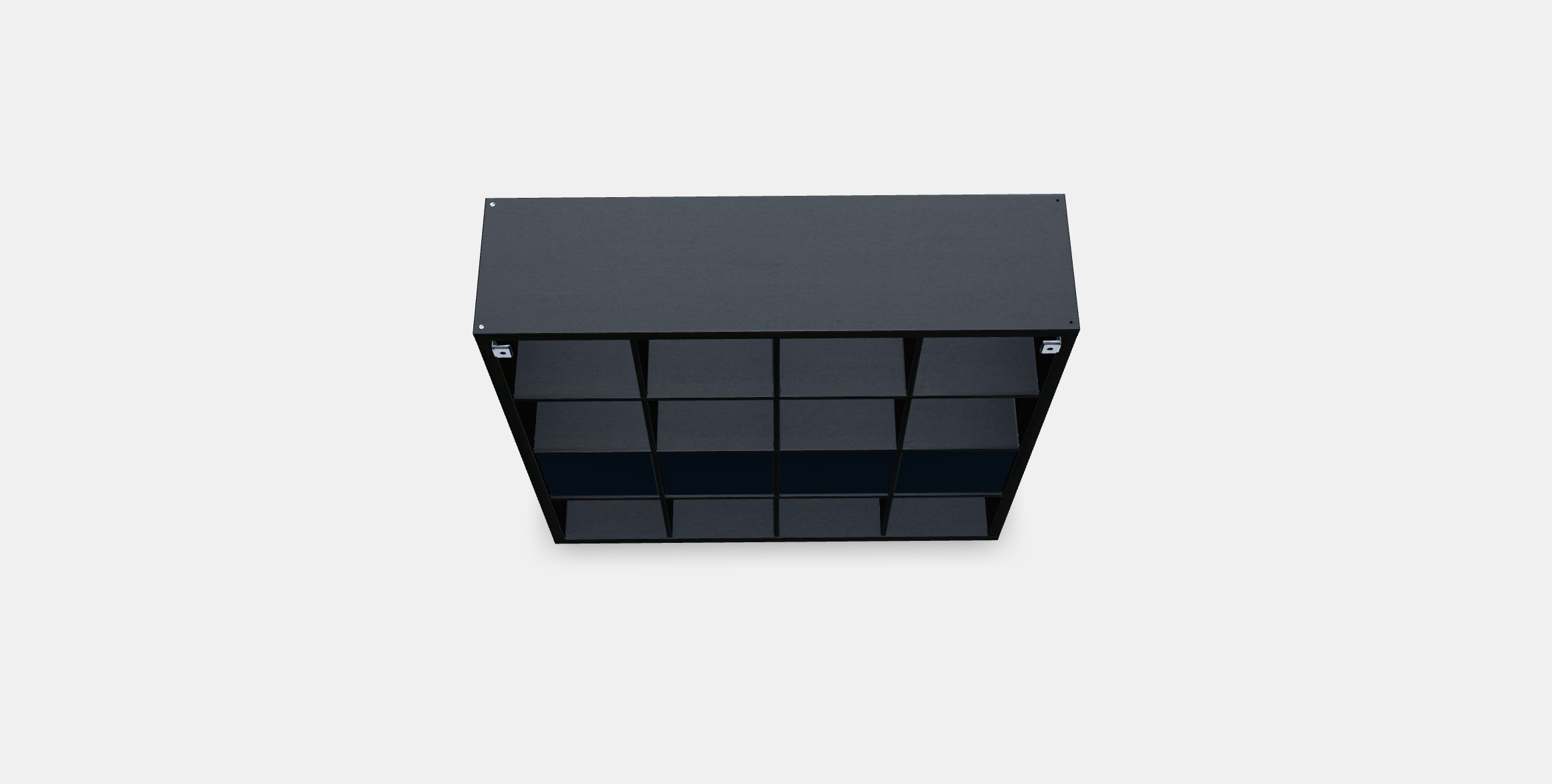 KALLAX Shelving unit with 4 inserts 16 Low-poly 3D model_5