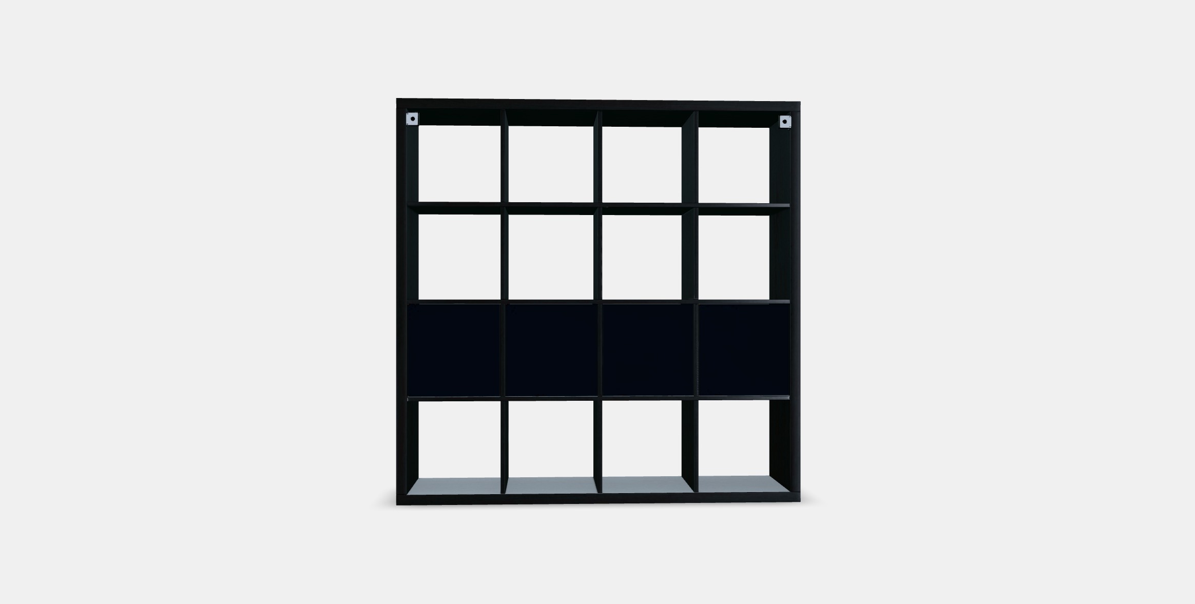 KALLAX Shelving unit with 4 inserts 16 Low-poly 3D model_14
