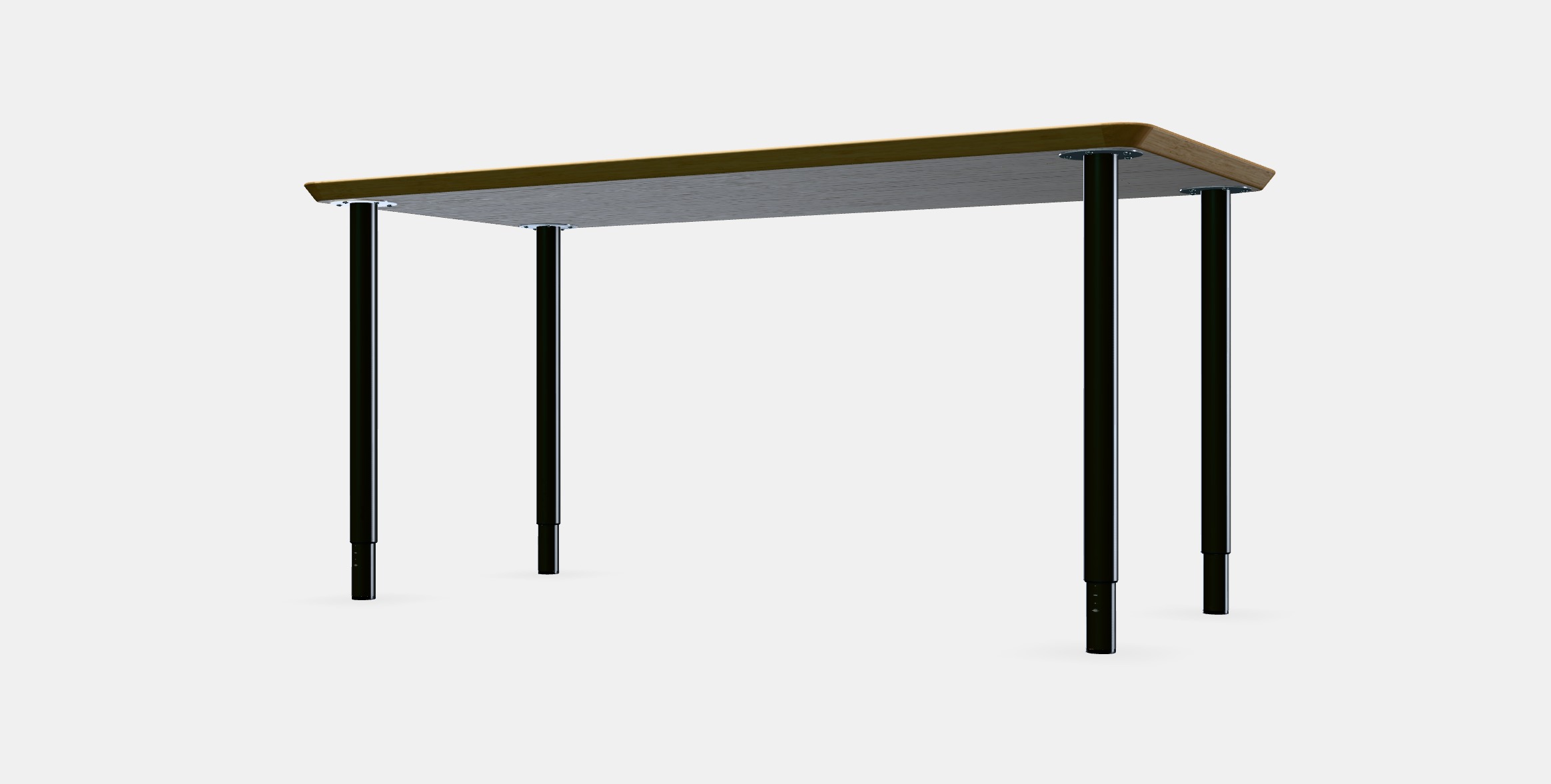 ANFALLARE - OLOV Desk Low-poly 3D model_13
