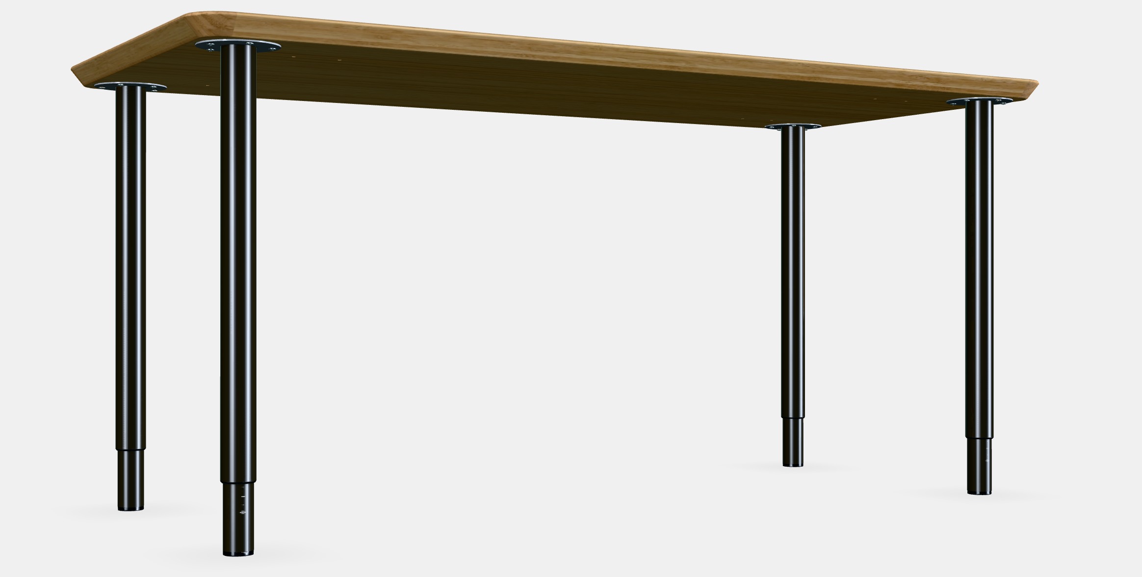 ANFALLARE - OLOV Desk Low-poly 3D model_4