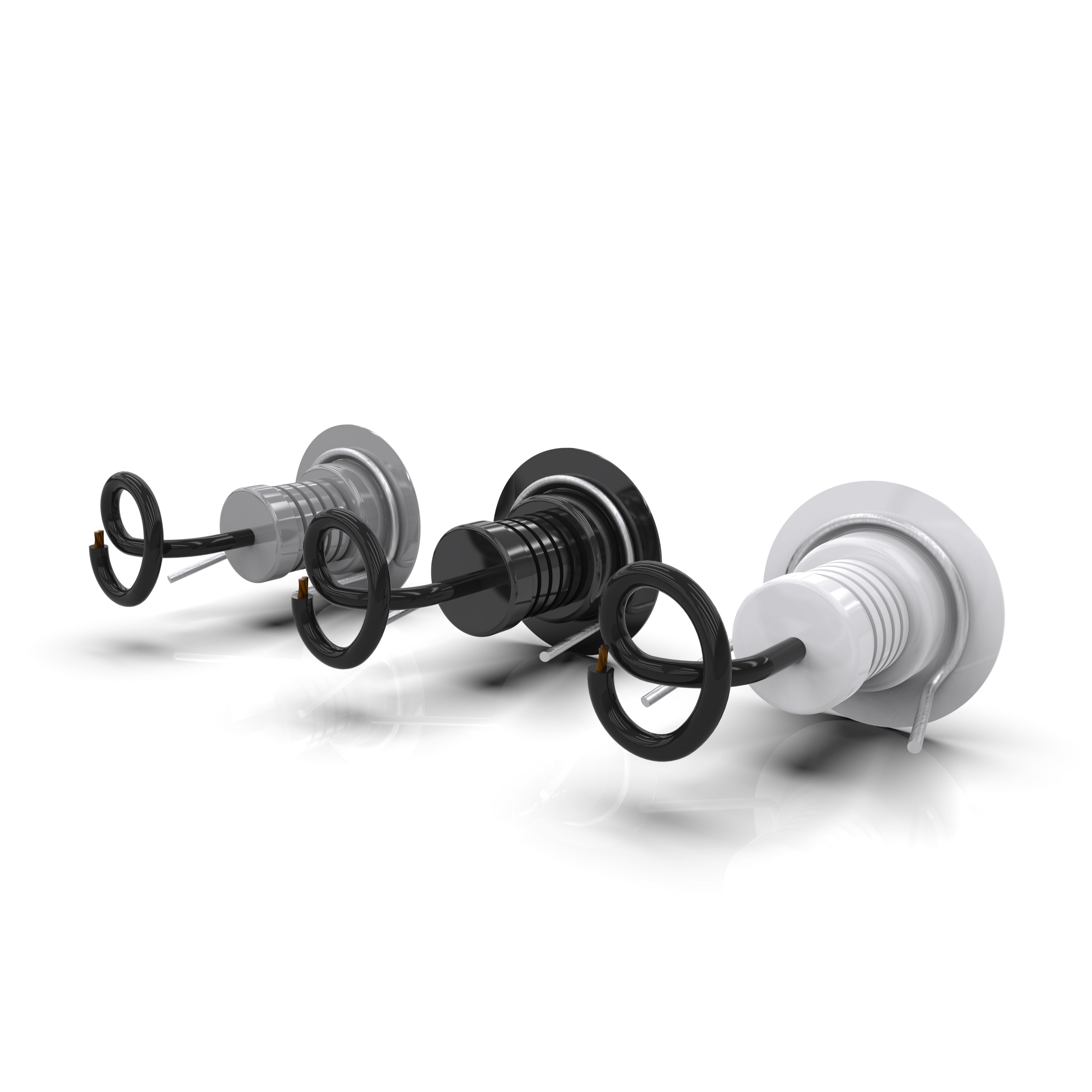 Ultra Mini Courtesy Light for Vehicles 3D model_1